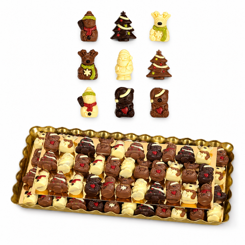 Vrac figurine noël praliné noisette x 2.34kg