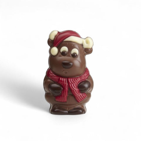 Moulage chocolat père noël élan - 55g