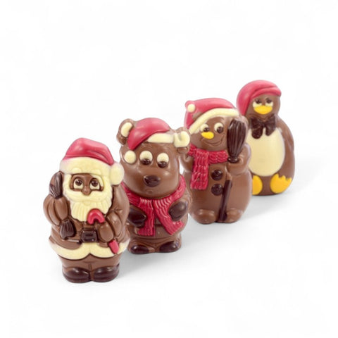 Moulage chocolat bonhomme de neige pingouin - 55g