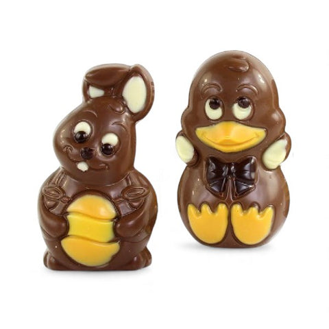 Moulage en chocolat Lapin Canard - 55g
