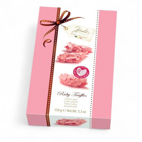Étui chocolats truffes pailletées ruby - 150g ** DLUO 18/12/2025 **