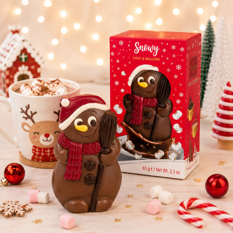 Chocolat chaud noël bonhomme de neige - 65g