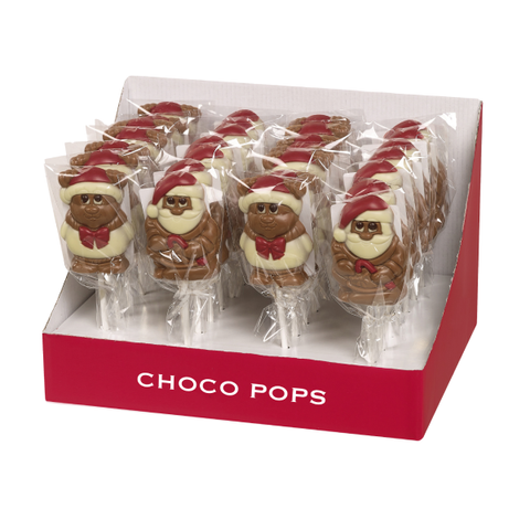 Assortiment sucettes de noël chocolat au lait - 30g