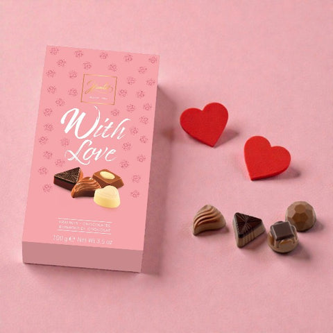 Assortiment étuis de chocolats pralinés - 100g