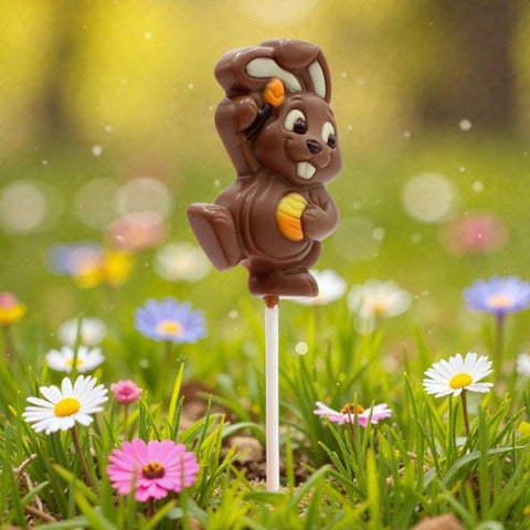 Lollipops chocolat au lait Lapin Pablo - 25g