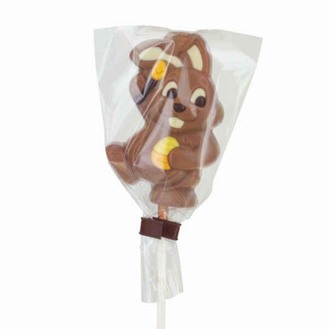 Lollipops chocolat au lait Lapin Pablo - 25g