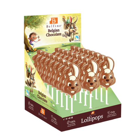 Lollipops chocolat au lait Lapin Bunny - 25g