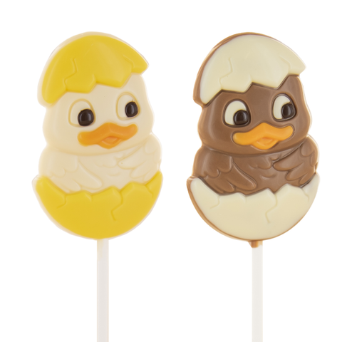Lollipops chocolat au lait poussin - 25g