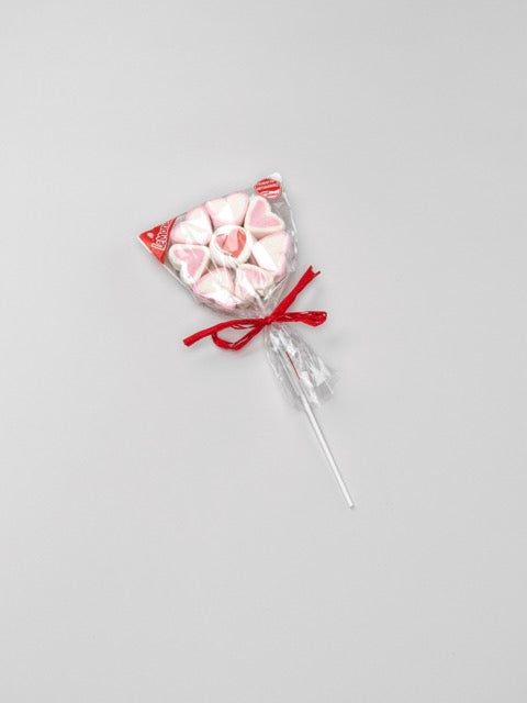 Brochette de guimauve fleur coeur - 50g