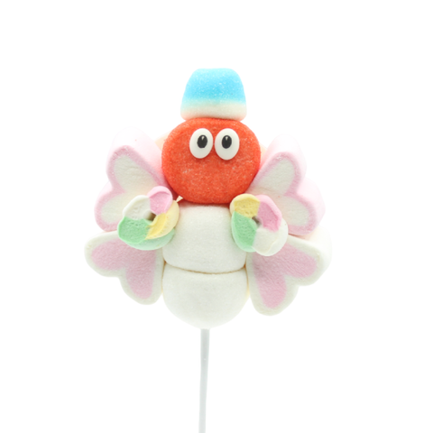 Brochette de guimauve "papillon" - 50g