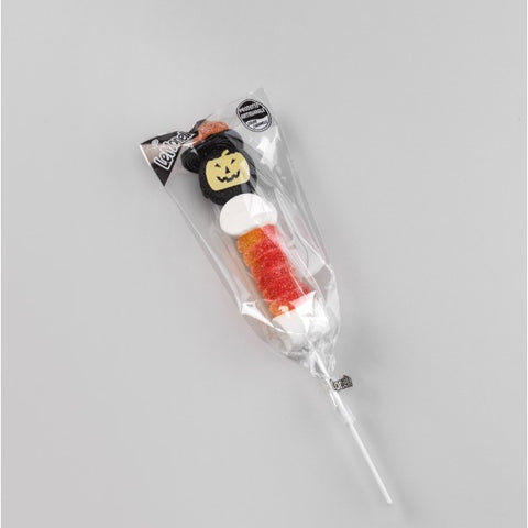 Brochette de guimauve citrouille halloween - 70g