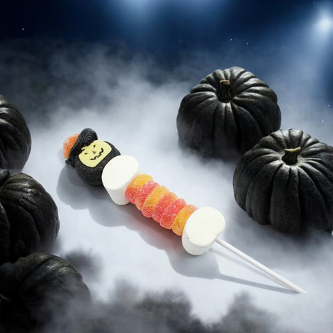 Brochette de guimauve citrouille halloween - 70g