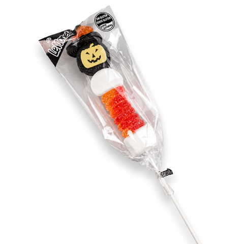Brochette de guimauve citrouille halloween - 70g