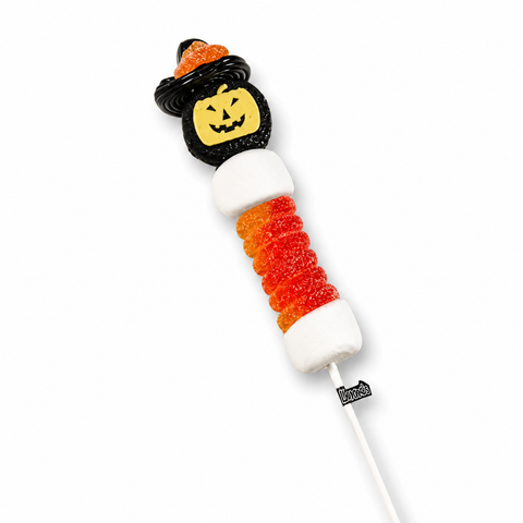 Brochette de guimauve citrouille halloween - 70g