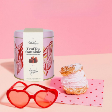 Boite métal truffes pink & love - 250g