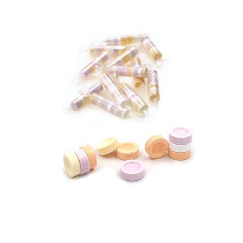 Petits bonbons rétro mini roll dextrose