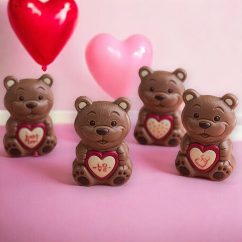 Moulage chocolat ourson cœur - 75g ** DLUO 15/01/2026 **