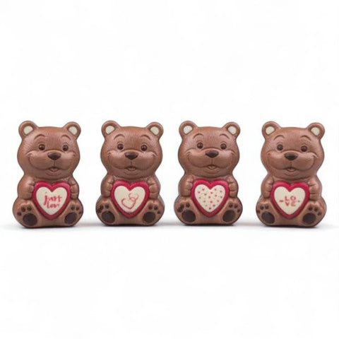 Moulage chocolat ourson cœur - 75g ** DLUO 15/01/2026 **
