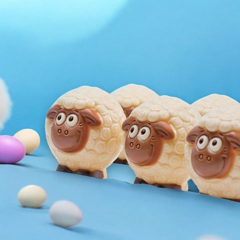 Assortiment moulages chocolat Mouton Pâques - 40g