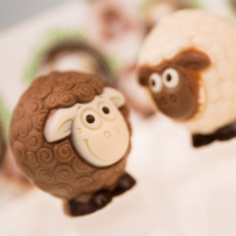Assortiment moulages chocolat Mouton Pâques - 40g