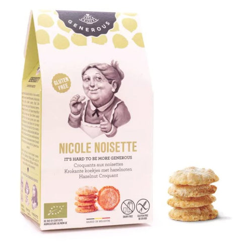 Biscuit nicole croquant aux noisettes - étui de 100g