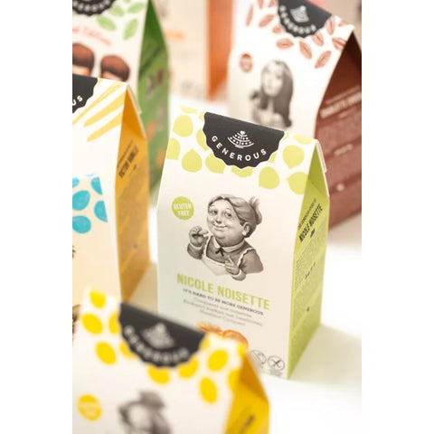 Biscuit nicole croquant aux noisettes - étui de 100g