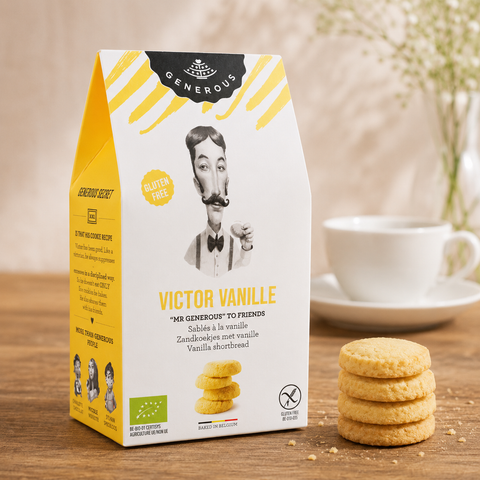 Biscuit victor sablé vanille - étui de 100g