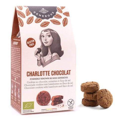 Biscuit charlotte cookies au chocolat - étui de 100g