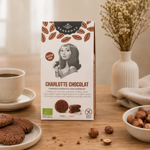 Biscuit charlotte cookies au chocolat - étui de 100g