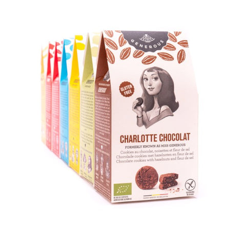 Biscuit charlotte cookies au chocolat - étui de 100g