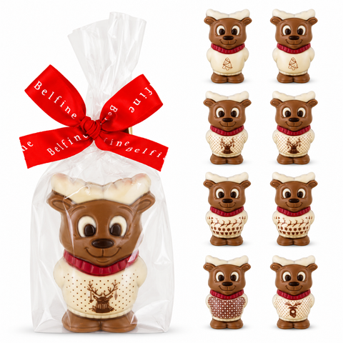 Moulage chocolat élan décoré - 40g