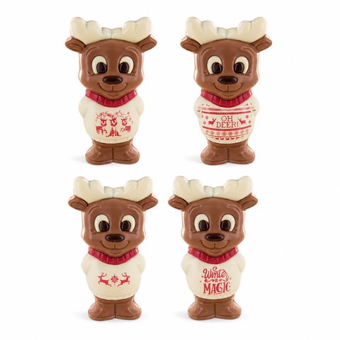 Moulage chocolat élan décoré - 75g