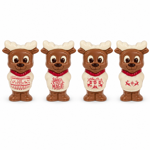 Moulage chocolat élan décoré - 75g