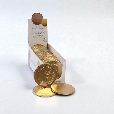 Pièce 1 euro en chocolat au lait - 20g