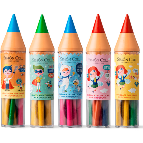 Maxi crayons en chocolat au lait - 30g