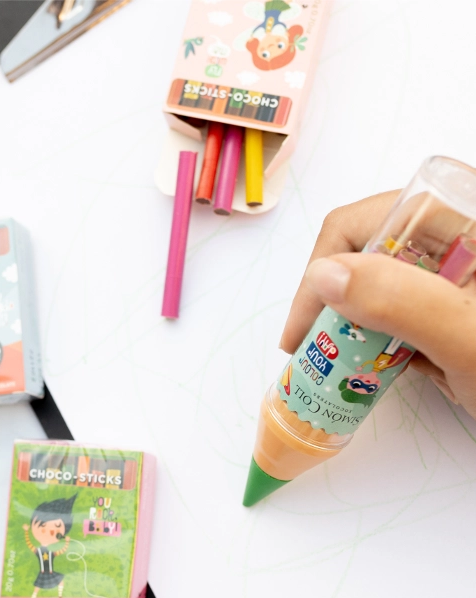 Maxi crayons en chocolat au lait - 30g