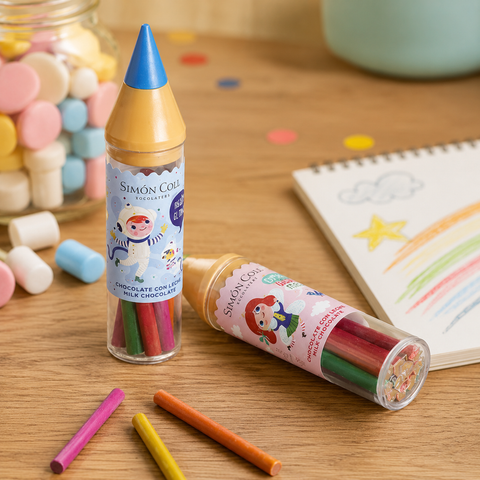 Maxi crayons en chocolat au lait - 30g