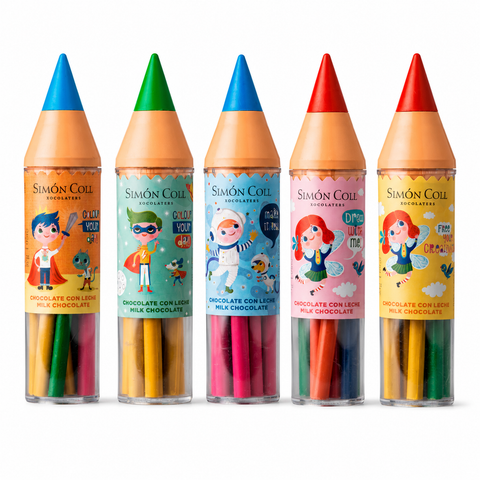 Maxi crayons en chocolat au lait - 30g