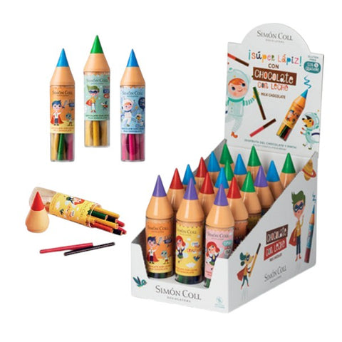 Maxi crayons en chocolat au lait - 30g