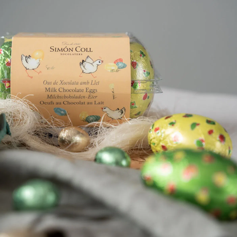 Boites de 6 oeufs de Pâques chocolat au lait - 150g