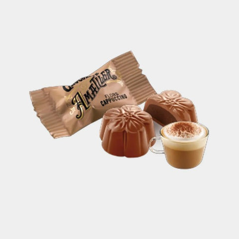 Étui flowpack pralinés chocolat lait cappuccino - 72g