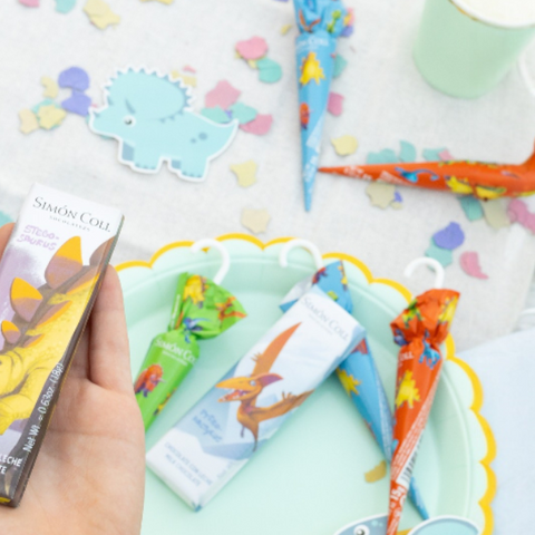 Parapluie en chocolat au lait Dinosaure - 15g