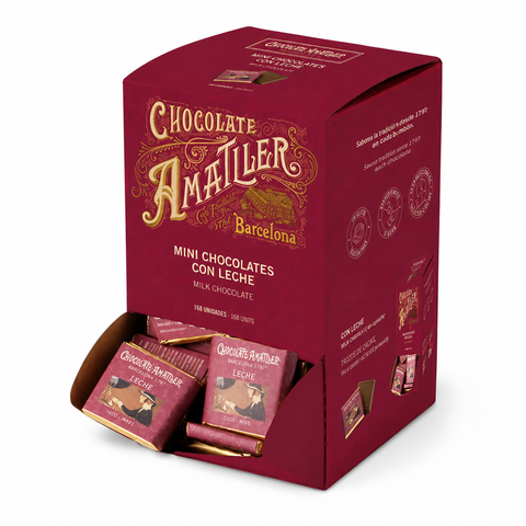 Distributeur de napolitains au chocolat lait - 5g