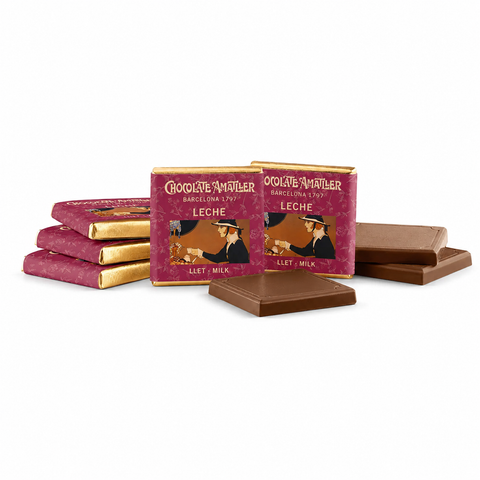 Distributeur de napolitains au chocolat lait - 5g