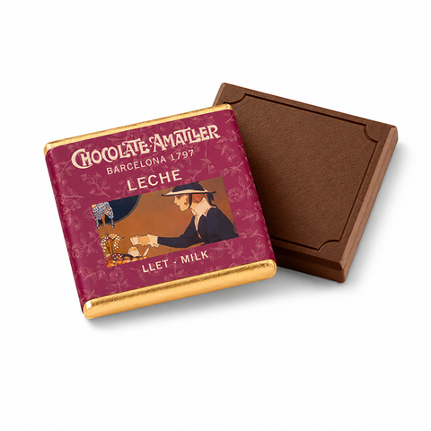 Distributeur de napolitains au chocolat lait - 5g