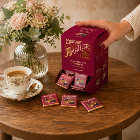 Distributeur de napolitains au chocolat lait - 5g