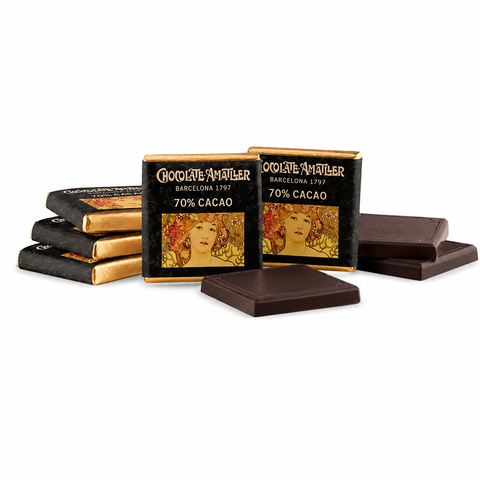 Distributeur de napolitains au chocolat noir 70% - 5g