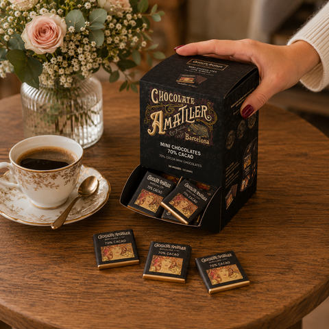 Distributeur de napolitains au chocolat noir 70% - 5g