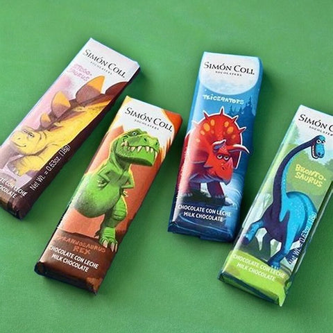 Réglette de chocolat au lait dinosaure - 36g