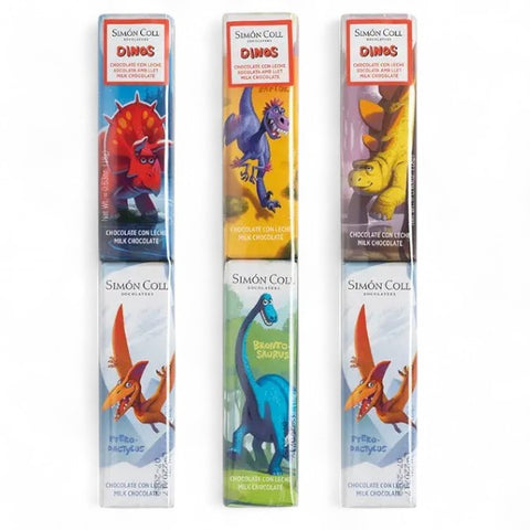 Réglette de chocolat au lait dinosaure - 36g